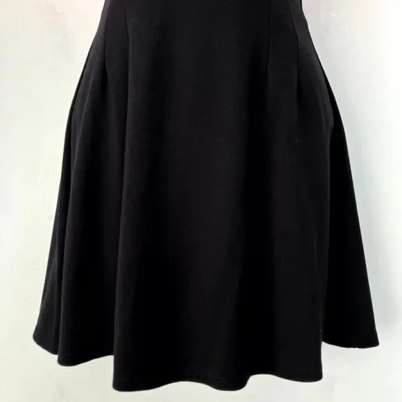 SOLD Retrolicious Cupid Jumper - Black Heart Bib Pinafore Mini Skater Dress - Picture 4 of 7